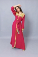 Picture of Modern Moroccan Kaftan With Embroidery