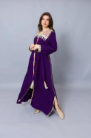 Picture of  Modern Moroccan Kaftan With Embroidery