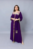 Picture of  Modern Moroccan Kaftan With Embroidery